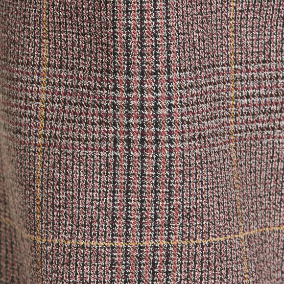 La Vie Rebecca Taylor Astrid Plaid Stretch Cotton Pants Size 28 (6) - Picture 4 of 11